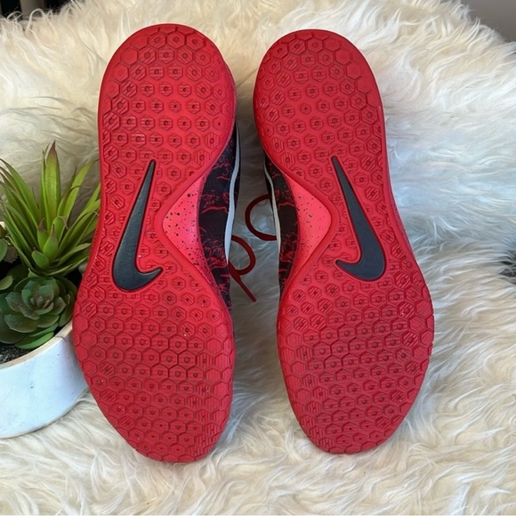 Nike Men’s Hyperchase PE James Harden Camo Red/Black Basketball Shoes Size 12 - Picture 6 of 12